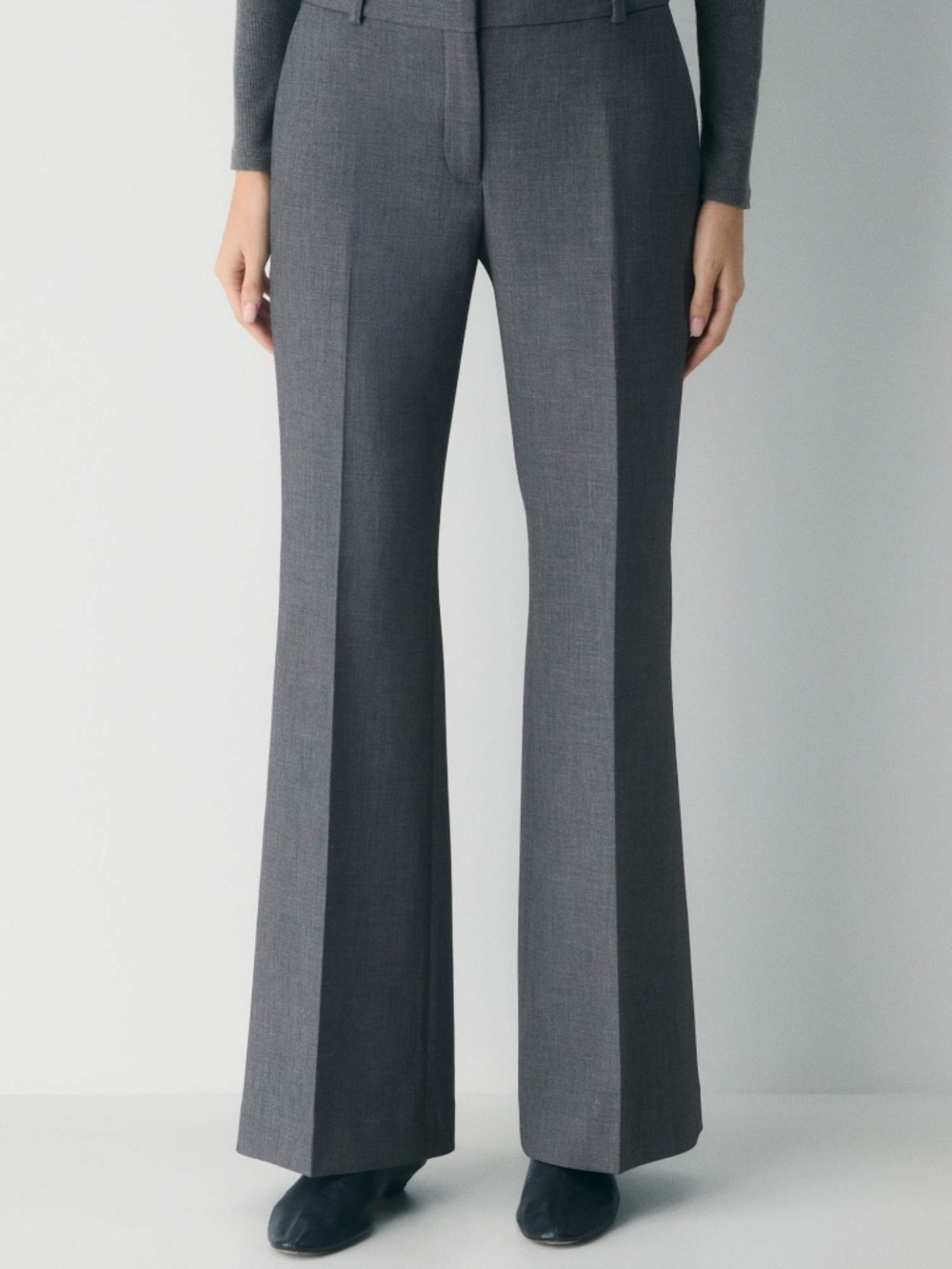 Babaton Telex Pant-Eversential Trouser Size 10 In Heather Charcoal